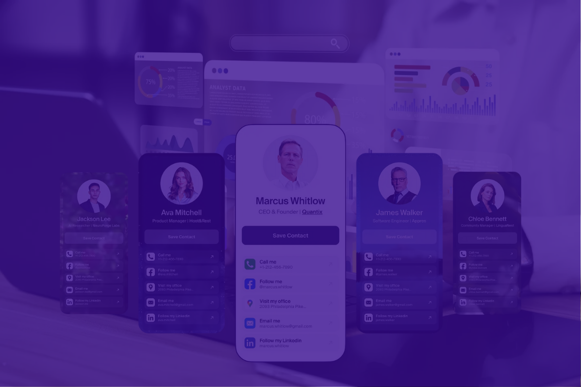 eCloudCard digital business card system