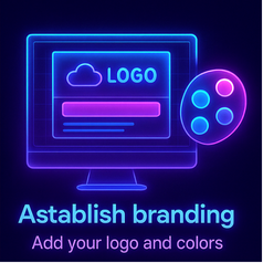 Add your logo and colors to eCloudCard